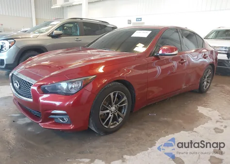 2015 Infiniti Q50 z USA, uszkodzony, nr VIN JN1BV7APXFM356362